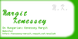 margit kenessey business card